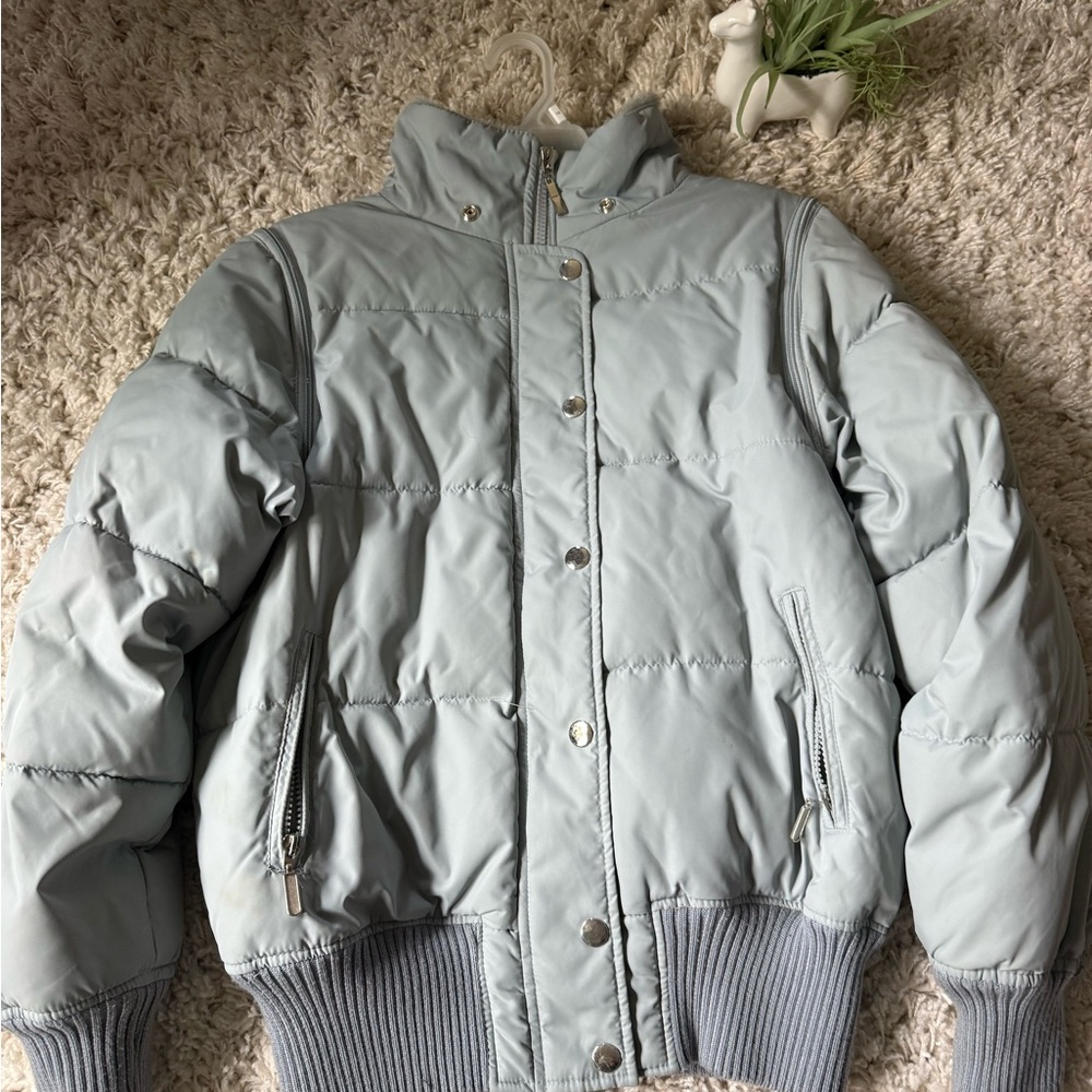 Eleven Stylish Gray bomber puffer cute Jacket